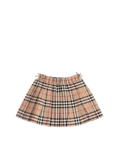 fake burberry pattern skirt|vintage burberry pleated skirt.